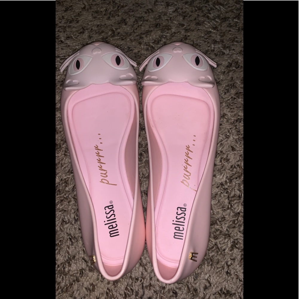 Melissa Pink Cat Flats